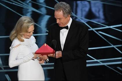 Faye Dunaway y Warren Beatty, protagonistas de un error que pasará a la historia