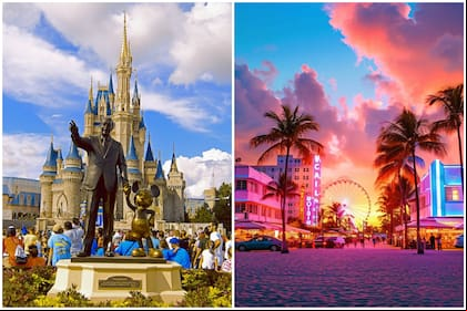 Fin de la rivalidad de Orlando y Miami, un reciente estudio dijo cuál es la ciudad más divertida de Florida