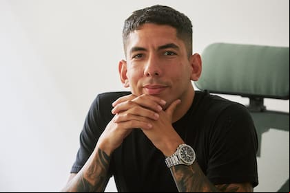 Franco Bovone en su lugar de trabajo: "Decidí que necesitaba internarme cuando me di cuenta lo solo y vacío que estaba"
