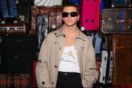 Franco Masini fue invitado a la Semana de la Moda de Milán y se robó toda la atención con su look urbano