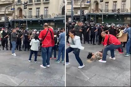 Fue en medio de los enfrentamientos de las fuerzas de seguridad con los barras y militantes de izquierda