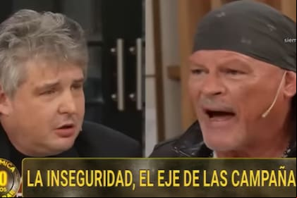 Gabril Schultz y Alfa Santiago se cruzaron en Polémica en el Bar por el uso de las pistolas Taser (Foto: Captura América)