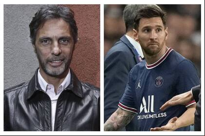 Gustavo López y Lionel Messi
