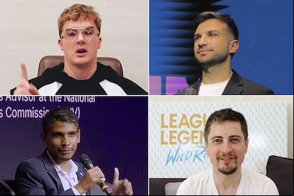 Hayden Davis, Mauricio Novelli, Sergio Morales y Manuel Terrones Godoy
