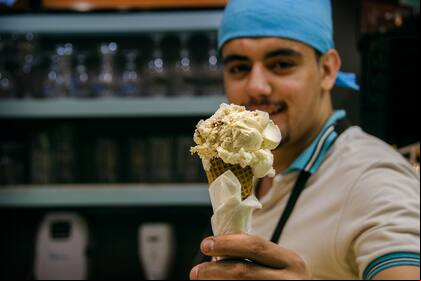 Heladerías, restaurantes y mercados para degustar helados a toda hora.