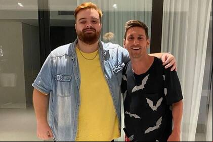 Ibai Llanos, junto a Lionel Messi, en la última cena de Leo en Barcelona; ¿volverá a repetirse?