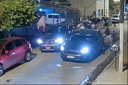 Imágenes del asalto en Glew