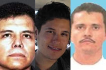 Ismael Zambada García, Jesús Alfredo Guzmán-Salazar y Nemesio Oseguera-Cervantes son los tres mexicanos que están en la lista de los más buscados