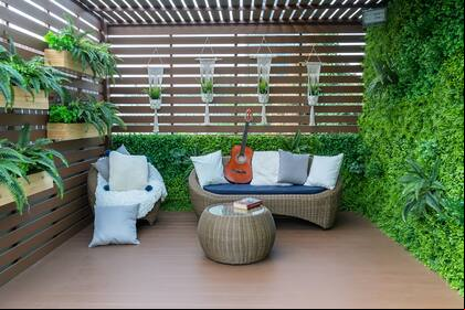Jardín en el balcón