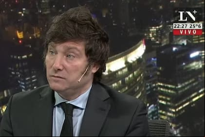 Javier Milei en LN+