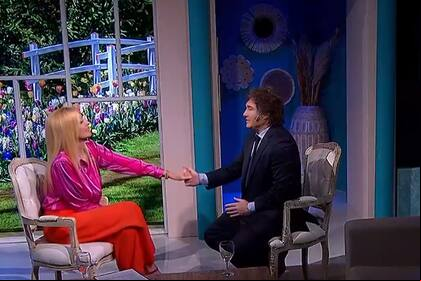 Javier Milei en "Empezar el Día", el programa de Amalia González, novia del Presidente, en Ciudad Magazine