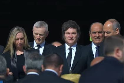 Javier Milei llegando al Vaticano