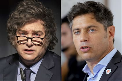 Javier Milei y Axel Kicillof