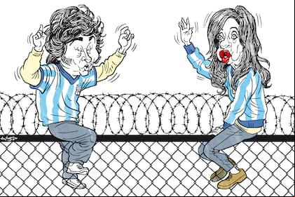 Javier Milei y Cristina Fernández de Kirchner