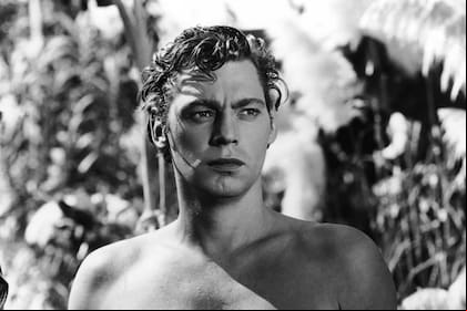 Johnny Weissmuller en Tarzán