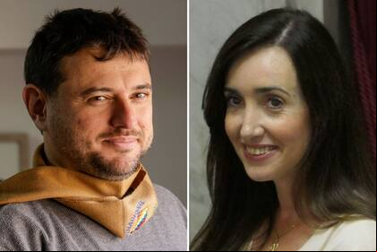 Juan Grabois y Victoria Villarruel