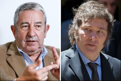 Julio Cobos y Javier Milei