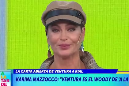 Karina Mazzocco se quebró al aire y le dedicó un insólito halago a Luis Ventura. Foto/Captura: (América TV)