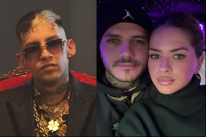 L-Gante echó leña al fuego el medio del Wanda Gate y le puso "Me Gusta" a un video sobre Icardi y Suárez (Foto: Instagram @lgante_keloke / @sangrejaponesa)