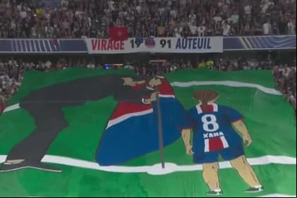 La bandera de los hinchas