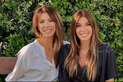 La emprendedora Paula Correa y su vecina y amiga Catherine Fulop quien la ayudó en su proyecto