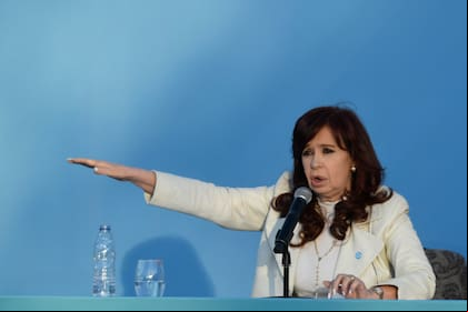 La expresidenta Cristina Fernández de Kirchner