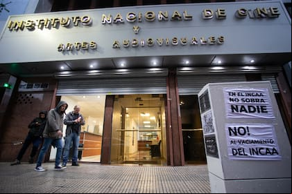 La fachada del Incaa; se esperan cambios de fondo con la nueva reglamentación para los subsidios al cine nacional