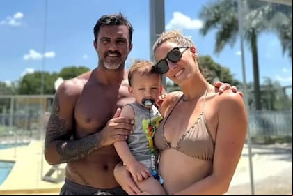La familia disfrutó de las termas de Entre Ríos (Captura @sole_cubero)