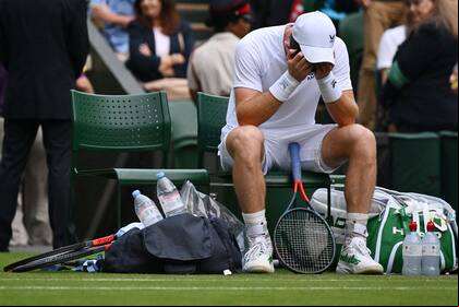 La frustración de Andy Murray: el bicampeón de Wimbledon dijo adiós con una caída en cuatro sets ante el gigante Isner