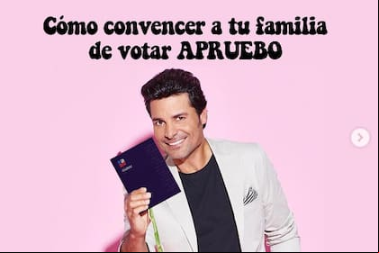 La imagen de Chayanne en la campaña oficialista chilena