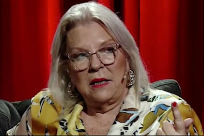 La referente de la Coalición Cívica ARI (CC ARI), Elisa Carrió, en +Entrevistas