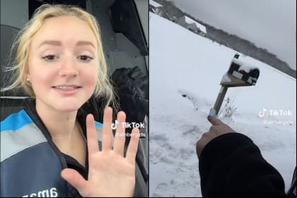 La repartidora de Amazon inició un debate por su declaración en TikTok