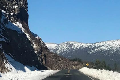 La ruta 40 quedó completamente bloqueada a la altura del kilómetro 2094