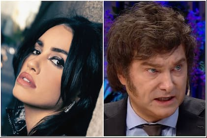 Lali Espósito y Javier Milei