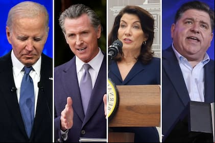 Las principales figuras del Partido Demócrata enviaron mensajes de apoyo para el expresidente Biden