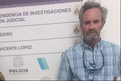 Leandro "Caroso" Tulia fue detenido este lunes en el departamento donde vive, en Avenida Libertador al 2800