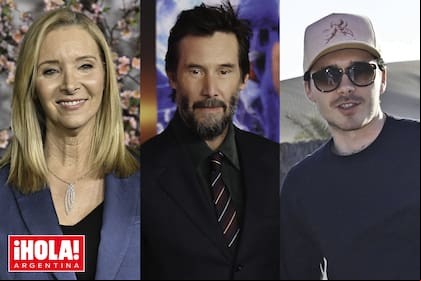 Lisa Kudrow, Keanu Reeves y Brooklyn Beckham.
