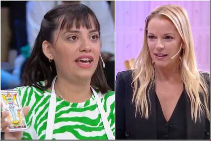 Llevó a Pasaplatos las cartas del tarot y le predijo el futuro a Carina Zampini: “El diablo”