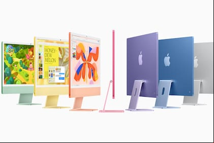 Los colores de la nueva iMac con chip M4 y pantalla de 24 pulgadas