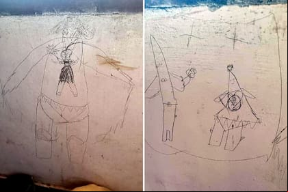 Los dibujos por los que descubrieron que una niña había sido abusada