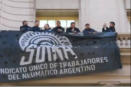 Los gremialistas amenazan con acampar en la sede el Ministerio de Trabajo.