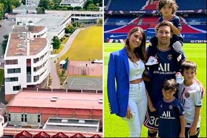 Los hijos de Lionel Messi y Antonela Roccuzzo comenzaron su cursada en la American School of Paris