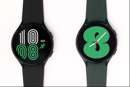 Los nuevos Galaxy Watch4 de Samsung tienen cajas de 40 o 44 mm y un sensor que mide la presión arterial y el índice de masa corporal