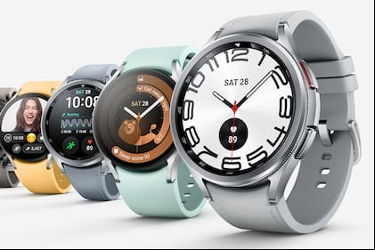 Los nuevos Galaxy Watch6 tendrán cajas de 40 o 44mm; los Watch6 Classic (con el bisel giratorio) son de 43 o 47mm; en todos los caso la pantalla está protegida por cristal de zafiro