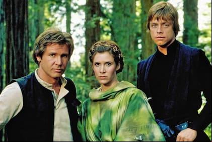 Los protagonistas de la saga de ciencia ficción más popular del mundo fueron recreados como en una película western.
