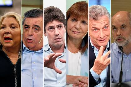 Macri, Larreta, Patricia, Lousteau, Carrió y Negri