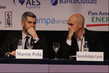 Marcos Peña y Horacio Rodríguez Larreta