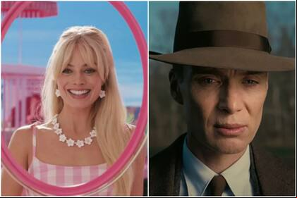 Margot Robbie en Barbie y Cillian Murphy en Oppenheimer