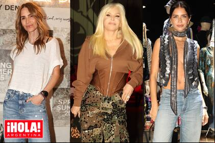 María Vázquez, Susana Giménez y Zaira Nara