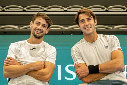 Mariano Navone y Tomás Etcheverry serán los singlistas de la Argentina en la serie vs. Noruega que inicia este jueves en Oslo